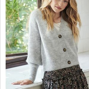 Quince Baby Alpaca-Wool Cropped Cardigan
